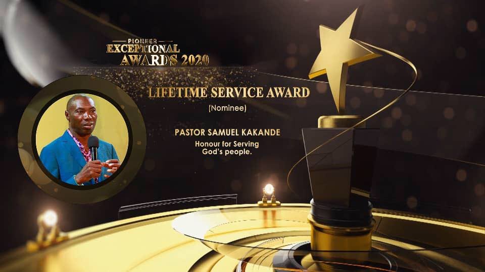 EDWFug's tweet photo. Our first nominee for the Lifetime Service Award is Pastor Samuel Kakande. He is honoured for serving God’s People. 

#Exceptionalawards
#eas2020
#unsungheroes 
#LifetimeServiceAward https://t.co/kUVHhLcQ3N