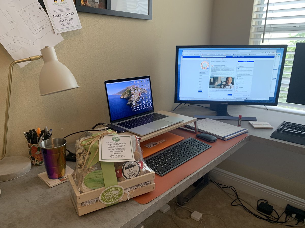 Excited for my first <a href="/AboutDCI/">DCI</a> marketing summit! Can’t wait to virtually chat #econdev marketing (and dig into these delicious snacks 😋)