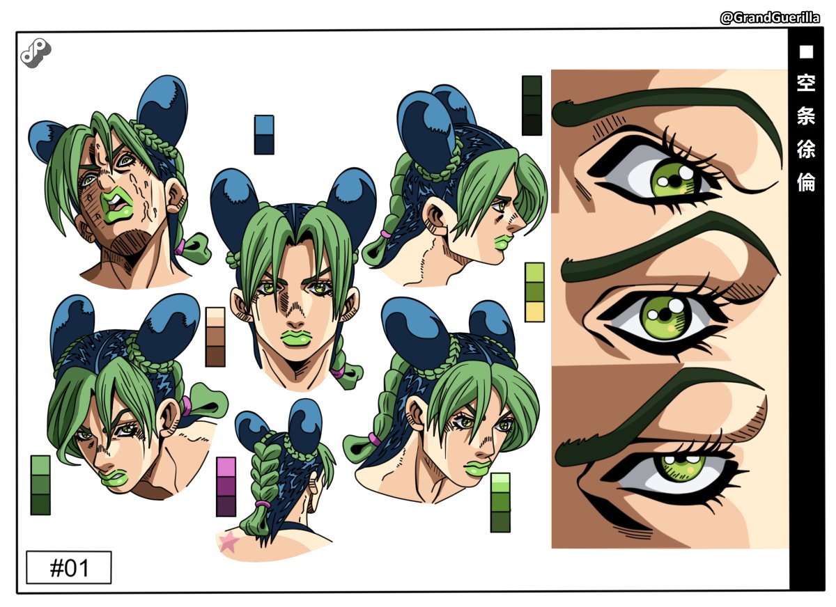 JJBA:Stone Ocean decal ID's 