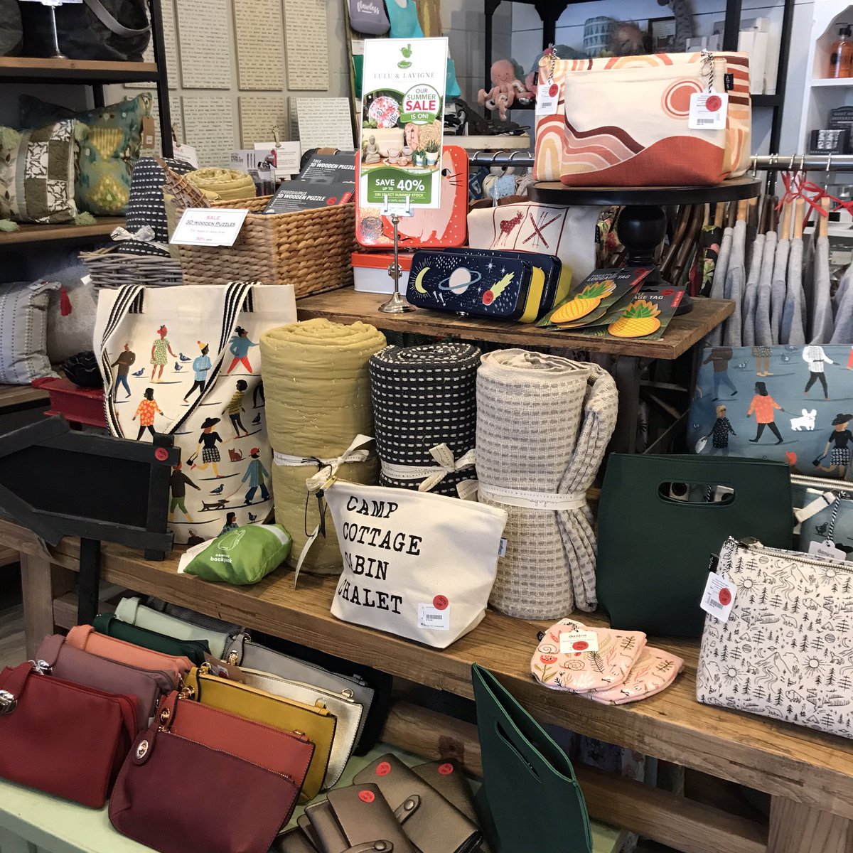 luluandlavigne's tweet photo. It’s the final 3 days of our Summer Sale!  We’re making room for all of our Fall arrivals.  Pop in and save up to 40% off all kinds of home decor and lifestyle products! Today through Saturday 10-4pm. #summersale #hamont #lockestshops https://t.co/1hKYKPXXMT