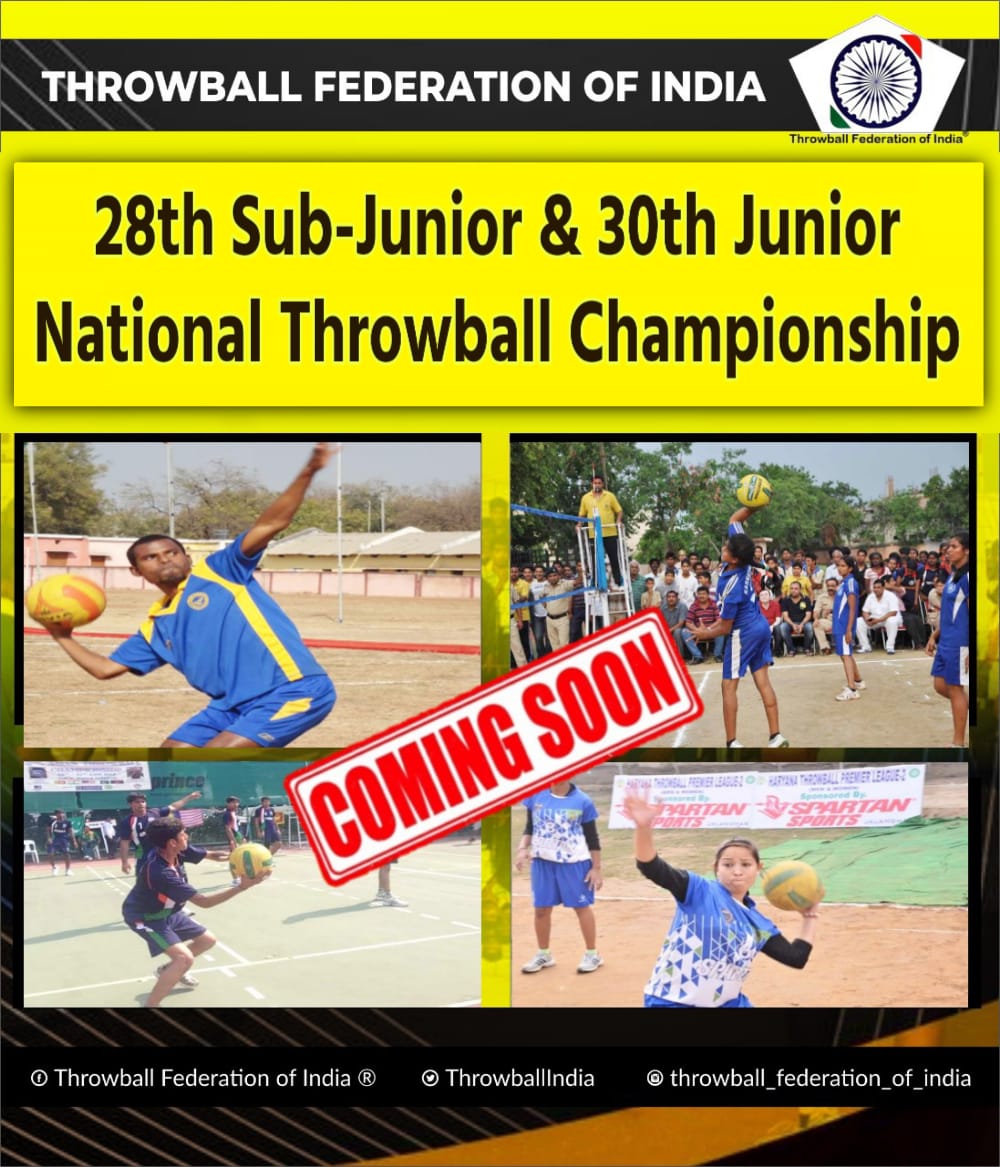 THROWBALLINDIA on Twitter SOON 28th Sub Junior & 30th Junior