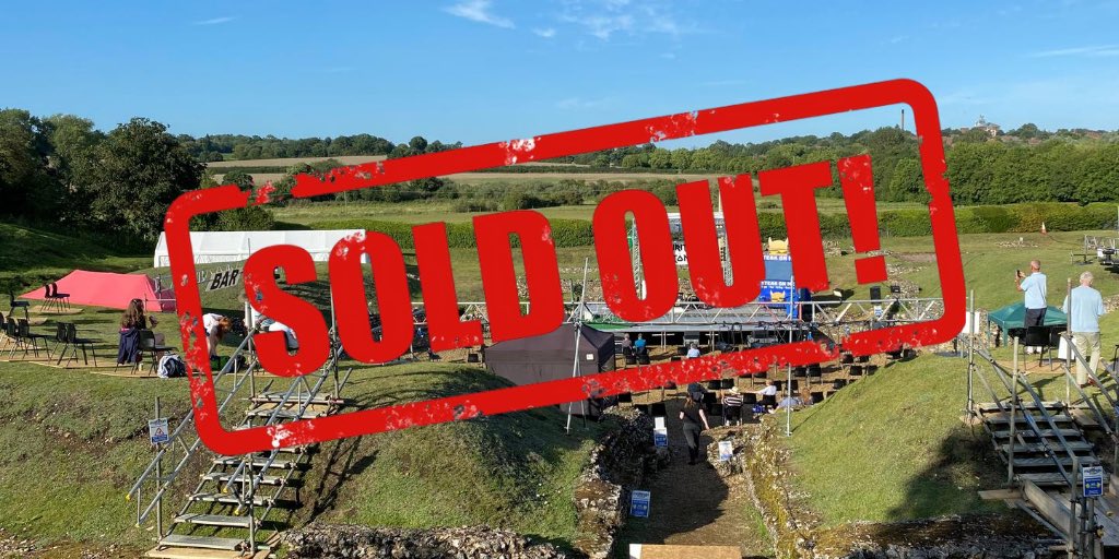 It’s only taken 6 days but finally we have sun and blue sky for tonight’s SOLD OUT performance of The Merry Wives of Windsor. The weather is set fair for the weekend when many shows - including ★★★★★ Henry V - are already sold out - book now at ticketsource.co.uk/ovo.