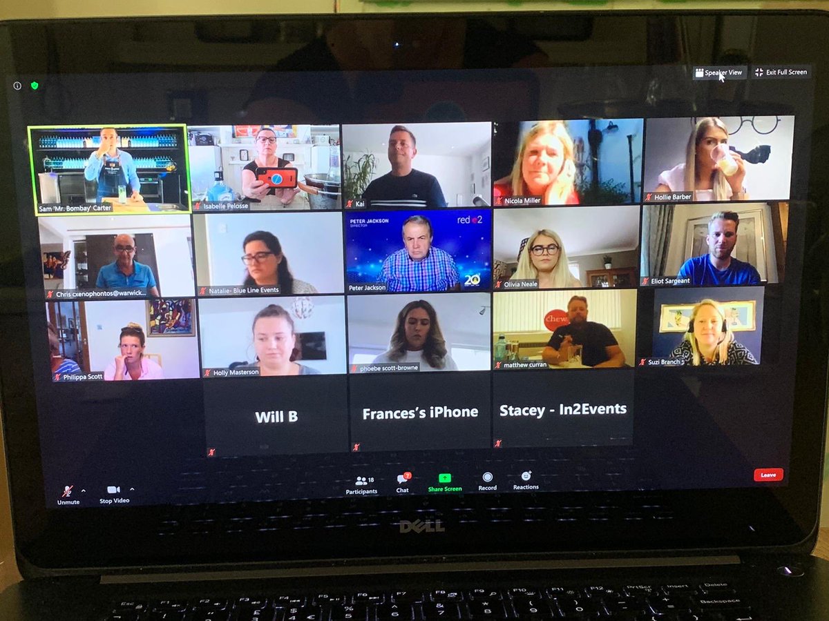 hotelrepublic's tweet image. We had 10 MICE agencies on our @homeofbombay virtual cocktail master class today! Feedback was excellent ! We think they liked it. We are selling it to #eventprofs as of next week - it’s a super team building exercise with a great brand behind it #laverstokelive #bombaydistillery