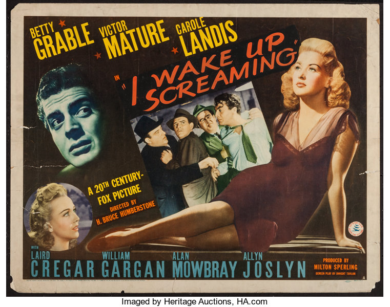 filmdialogueone's tweet photo. @LadyKdesigns @VictoriaMature @TheNoirZone @noirfoundation Love this film! Wish it would get well deserved regular screenings in the UK too! #BettyGrable #VictorMature #FilmNoir #IWakeUpScreaming #FDRecommends https://t.co/ziaq6U3FYh