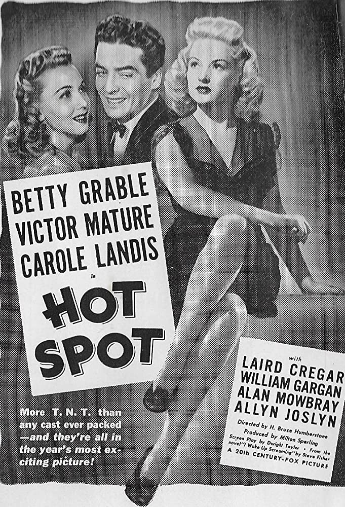 filmdialogueone's tweet photo. @LadyKdesigns @VictoriaMature @TheNoirZone @noirfoundation Love this film! Wish it would get well deserved regular screenings in the UK too! #BettyGrable #VictorMature #FilmNoir #IWakeUpScreaming #FDRecommends https://t.co/ziaq6U3FYh