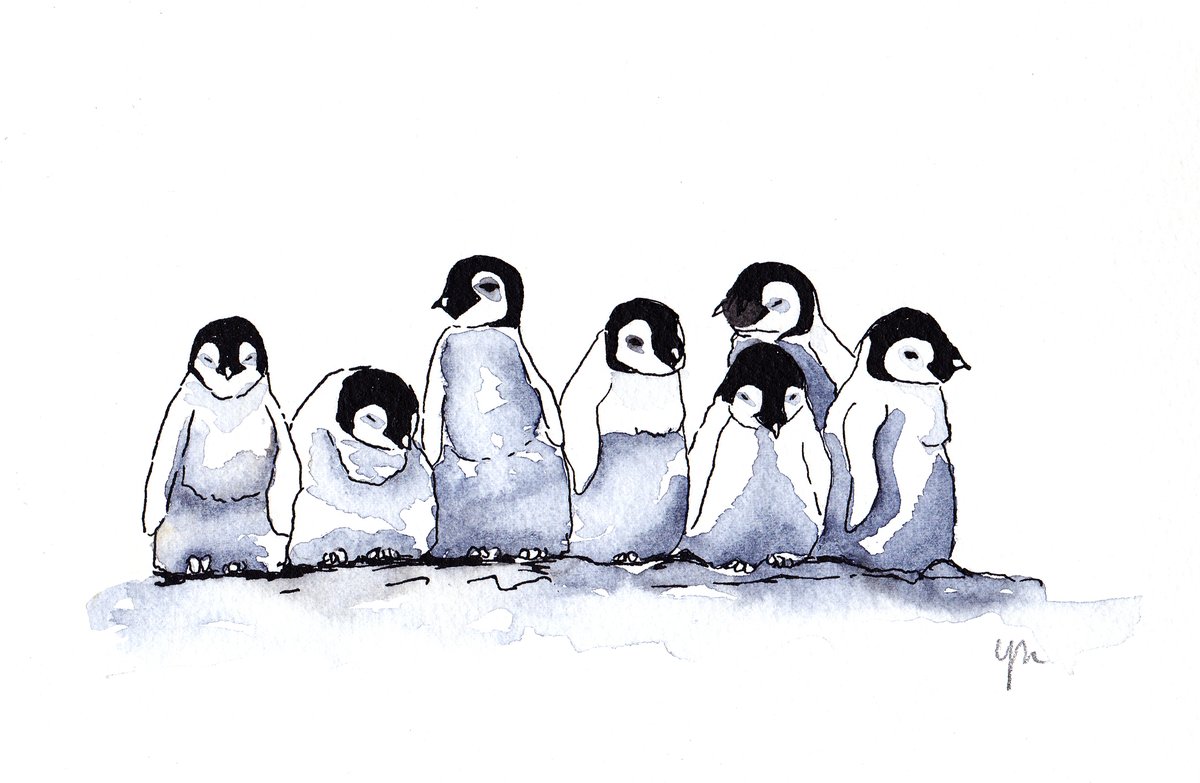 The talented  @VictoriaWarneck writes brilliant picture books and poems, and one day the world will get to appreciate them as much as we do. Her editorial eye and critiques are legendary in our critique group. (illo by  @yvonnecmes; we are the Penguin Posse).
