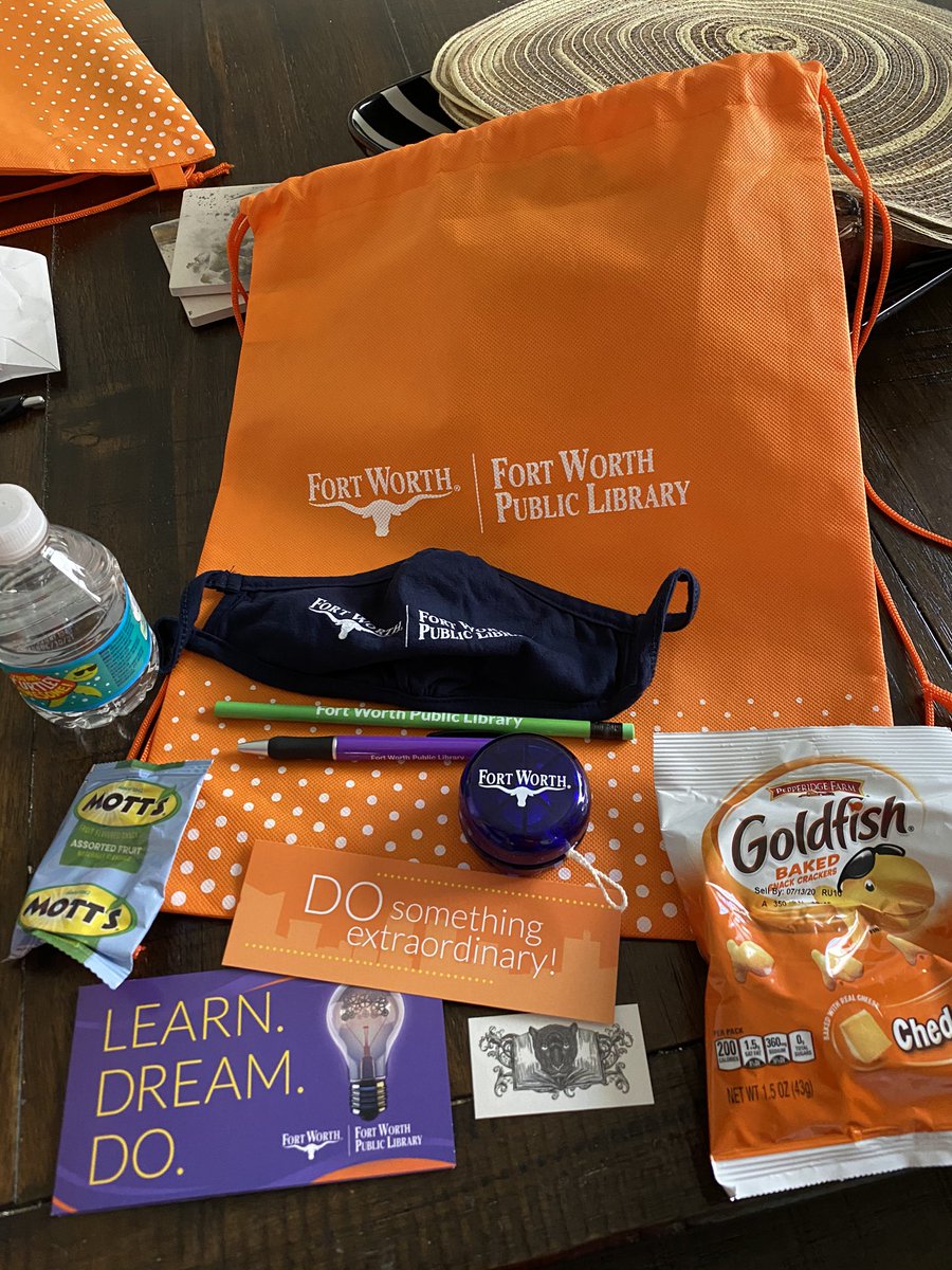 evielovess's tweet photo. We couldn’t wait for this opening!! We even got to meet the Library’s director. Thanks for the goodies! #librarylife #MARA #MyFWPL #funstuff https://t.co/5pgCBSHCBW