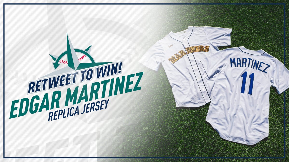 Mariners's tweet image. 🚨 RT &amp;amp; FOLLOW TO WIN 🚨 

To kick off another #MarinersTBT, we’re giving away an @11EdgarMartinez ’87-92 Home Replica Jersey. Just be sure to follow @MarinersStore and hit that retweet button for a chance to win!