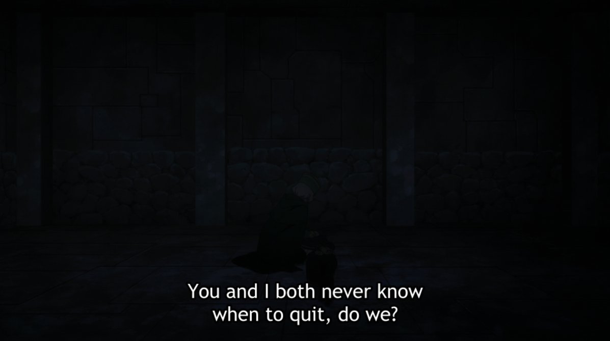 And then comes Otto. Otto defies all expectations for the "trader" character archetype; we'd already seen his lack of ability/luck in his line of work as he was stuck with more oil than he could sell in Season 1, but this moment shows just how emotion-driven he is for a merchant.