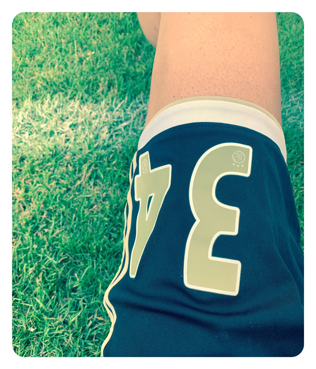 dagkija's tweet image. Zo trainen in style! #34 #appie #ajax #vr3 #letsdothis