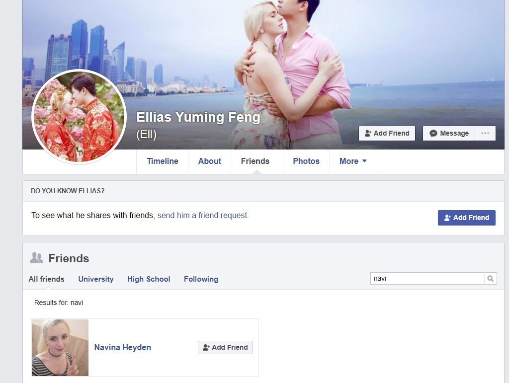 Navina Heyden's husband, Ellias Yuming Feng. Chinese National. He originated in a PLA family. Since register 10 years ago he was a ghost, 4 posts during 2014, 1 in 2017, all science orientated, then silence. Then a flurry of posts emerged on 5.6.20, all focused on CCP propaganda.