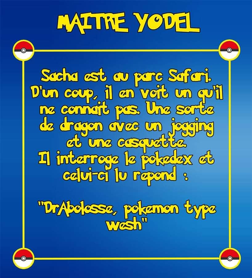MaitreYodel's tweet image. Rejoignez nous du côté obtus de la force. 

#pokemongo #blaguegeek #geekfr #jeuxvideo #blaguegeek