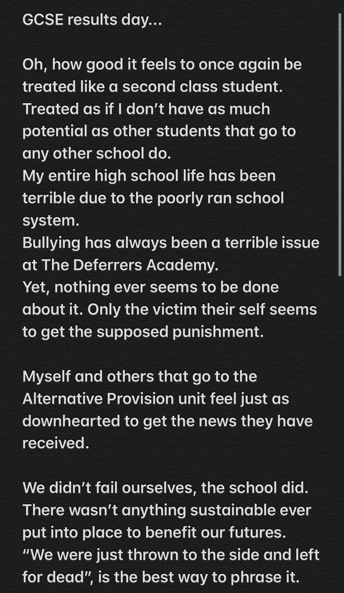 elle_http's tweet photo. Our grades don’t determine who we are as a person and definitely don’t determine our worth! 
We deserve a future and we’ll fight for it.
@deferrers https://t.co/lUoGkLE9Rh