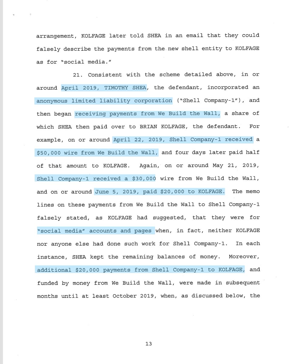 the defendants were alerted by a financial institution (October 2019) they were being investigated by the FedsBannon para 26-then took additional steps to conceal their fraud;-encrypted messaging App-changed the language on the website to say some funds would be paid