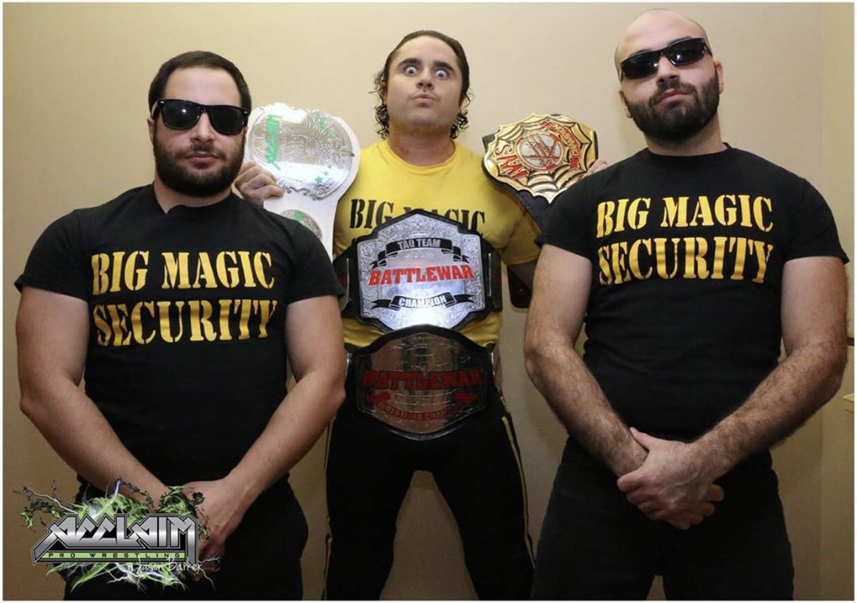 Acclaim_Pro's tweet photo. .@MattMartelWWE &amp; Big Magic Security 

#ottawa #ontario #canada #myottawa #ottawaevents #wrestling #prowrestling #indiewrestling #ilovewrestling #wwe #nxt #impactwrestling #acclaimprowrestling #acclaim #apw #ontarioindies #bigmagic #bigmagicsecurity #mattmartel #champion #champ https://t.co/g37Imb6qjf