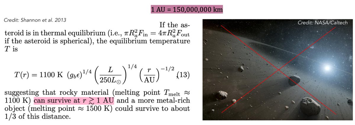 According to a paper by Ryan Shannon et al. (link here:  https://arxiv.org/pdf/1301.6429v1.pdf), asteroid belts can only survive at distances greater than 1 AU (150,000,000 km)....so that means these can't be asteroid belts!
