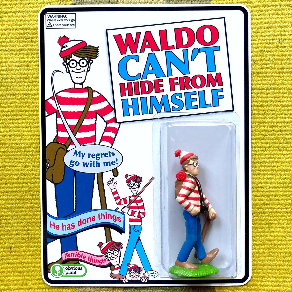 obviousplant_'s tweet photo. Waldo Can’t Hide From Himself https://t.co/2d9QmLEI3o