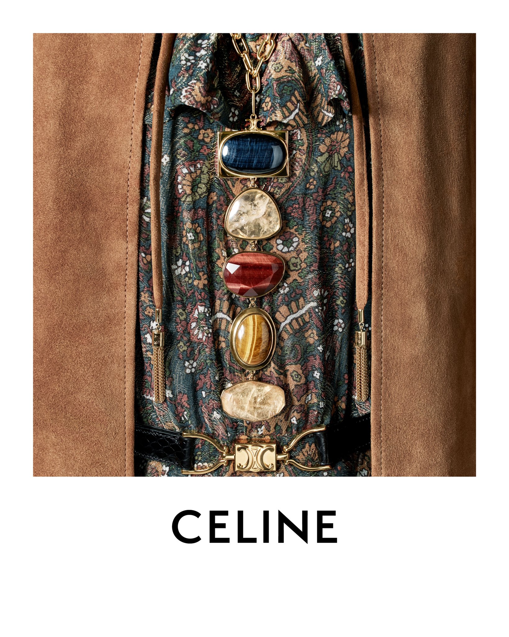 CELINE "STONE NECKLACE"