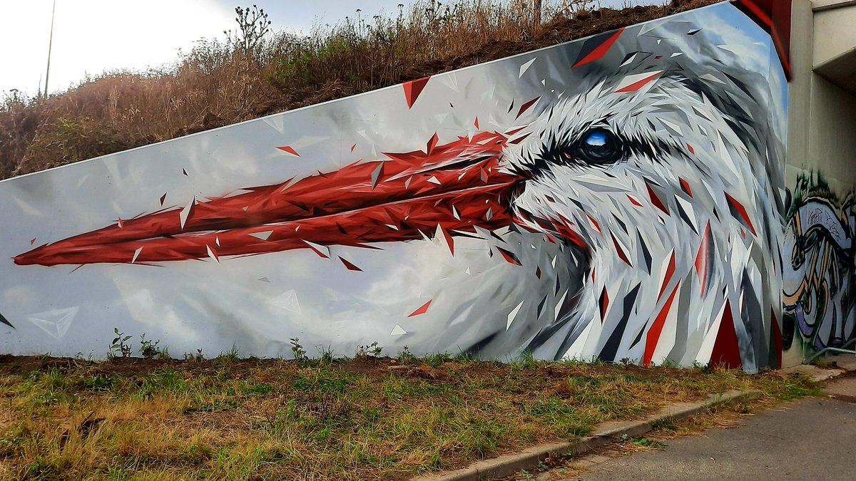 JennepenJ's tweet photo. Beautiful Art 🎨
#stork #streetart #spotted #apeldoorn #netherlands #artistunknow #graffiti #mural #wallart #art #foreverart #artlover #muralart #artforever #graffitiart #streetarteverywhere 🎨 https://t.co/mGWctXg0lz