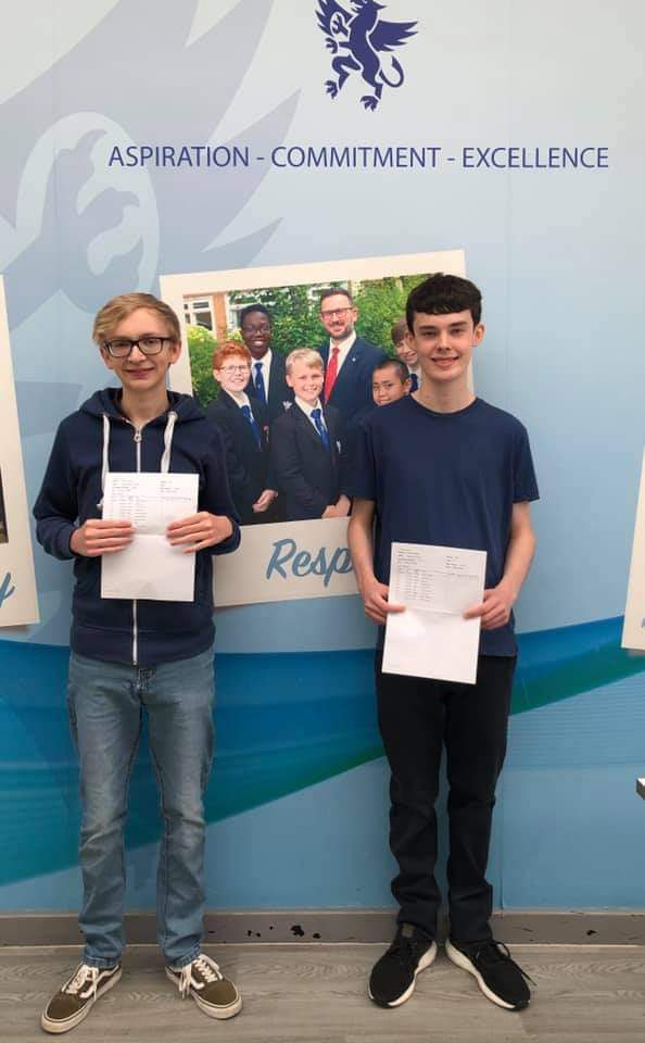 More great photos of our #GCSE students today... Well done everyone..! #gcseresults2020 #gcseresultsday2020 #gcses2020