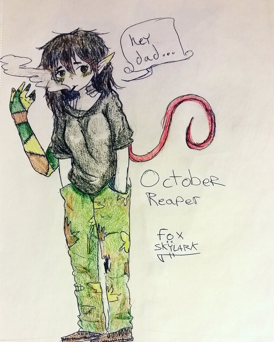 Katscatnip's tweet photo. This Girl is very fun to draw! :+)
#OctoberReaper https://t.co/37QLDVWOsp