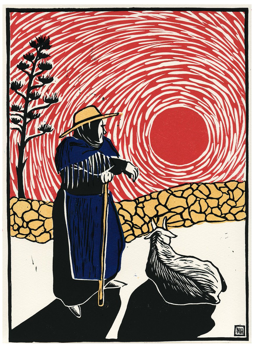sunflowerslice's tweet photo. Payesa Ibicenca
27cmx36cm
Linocut on Paper
2020

•

#art #artist #artwork #linocut #ibiza #ibicenca #eivissa #baleares #spain #españa #island #lino #illustration #farm #rural #farmland #rustic #trippy #sunset #red #polish #poland #polishart #polishartist #london #londinartist https://t.co/mN8Z37TqtM