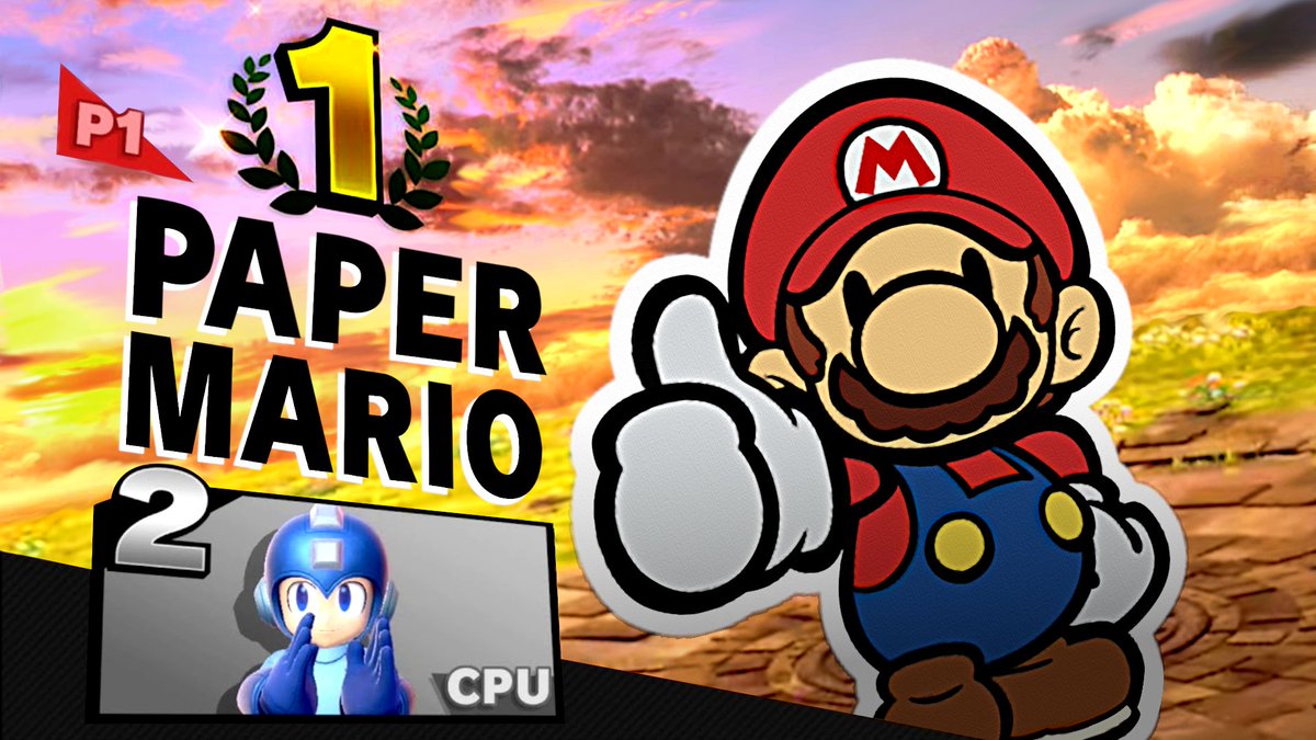 And finally, some Victory Poses! For the first one, he wags his finger, based on the first game. In another one, he'd adjust his hat before giving a thumbs up, like in TTYD. And a third one would have him toss handfuls of confetti in celebration, like in Origami King!