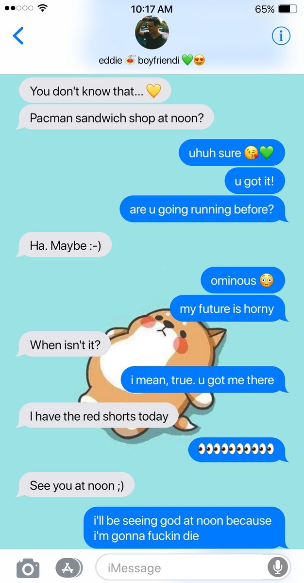 206 》 new job, new beginnings( richie's phone, eddie's phone )