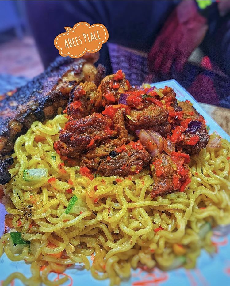ABCocktailChops's tweet photo. How do you like it?? Let’s give it to you.. Tajiz Noodles and Spicy Asun.. oh what a union! #ABeesPlace #foodporn https://t.co/C1aPrCXGYT
