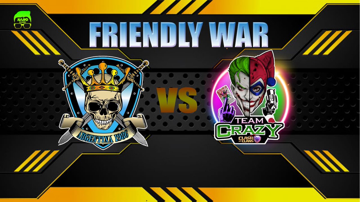 ¡No te pierdas nuestra guerra amistosa VS @Arg_1986Oficial!

Acompañanos en el directo de Youtube transmitido por <a href="/NanoKrysko/">Jugando Con Nano</a>  a las 7 p.m. CDMX.

Go Crazys! 🍀⚡️