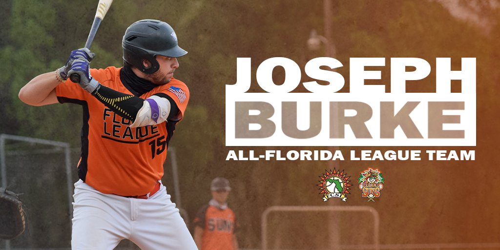 floridaleague's tweet photo. .@Joseph_Burke22 finished the season tied for the most hits in the league with 25 hits and was 5th overall with his .379 batting average. The @kwc_baseball First Baseman finished the season with 2 HR, 2 doubles, and 13 RBIs. He also played a flawless first base with 0 errors. https://t.co/MEHADlXo1r
