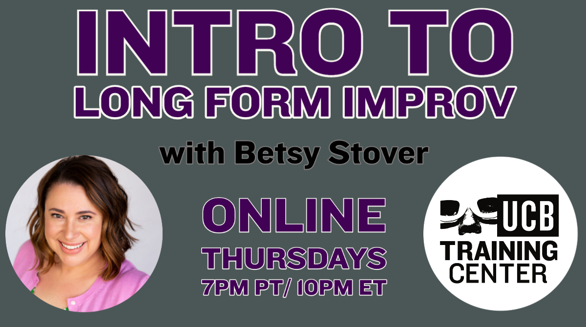 Now Enrolling!
Intro to Long Form Improv with Betsy Stover
 
ONLINE
(no prerequisite) 

Thursdays
7pm PT / 10pm ET
Starts Sept 10th

losangeles.ucbtrainingcenter.com/course/improv/…