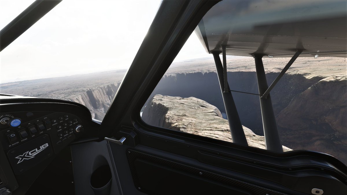PerrinJean12's tweet photo. I saw the Grand Canyon ✈️
#Arizona  #FlightSimulator2020 #FlightSimulator #flight #Ai #sky #cloud #Planes #Manhattan #simulator #Videogame #MicrosoftFlightSimulator #travel #world #PictureOfTheDay #Photographie  #Microsoft #bing @AsoboStudio 
 Merci✈️☁️❤️🌏 https://t.co/jMXUHPG8RT