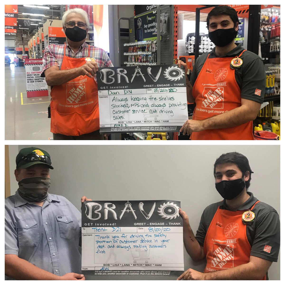 Jamie_0514SM's tweet photo. Recognizing some amazing associates for excellent customer service with some GIANT BRAVO cards!! Thank you to all these associates who go above and beyond for our customers 🥳👏🎉! @ericbernal01 @JasonGu17156387 @ChristyKasper @rob_elwell @Arturo85116534 https://t.co/yEqXQePizw