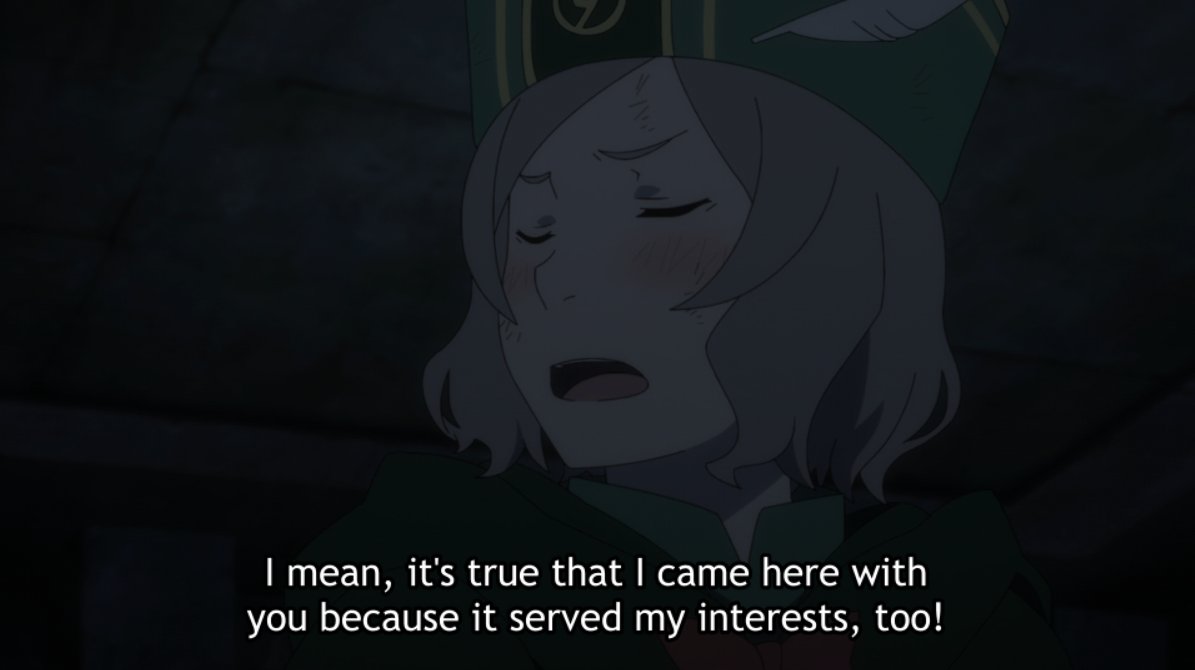 I really like that it's specified it's NOT because of the favors Subaru did for him, but simply because Otto viewed him as a friend—WANTED a friend. Subaru's world is flipped upside down, while we finally get a window into Otto's character & wants in this heartwarming moment.