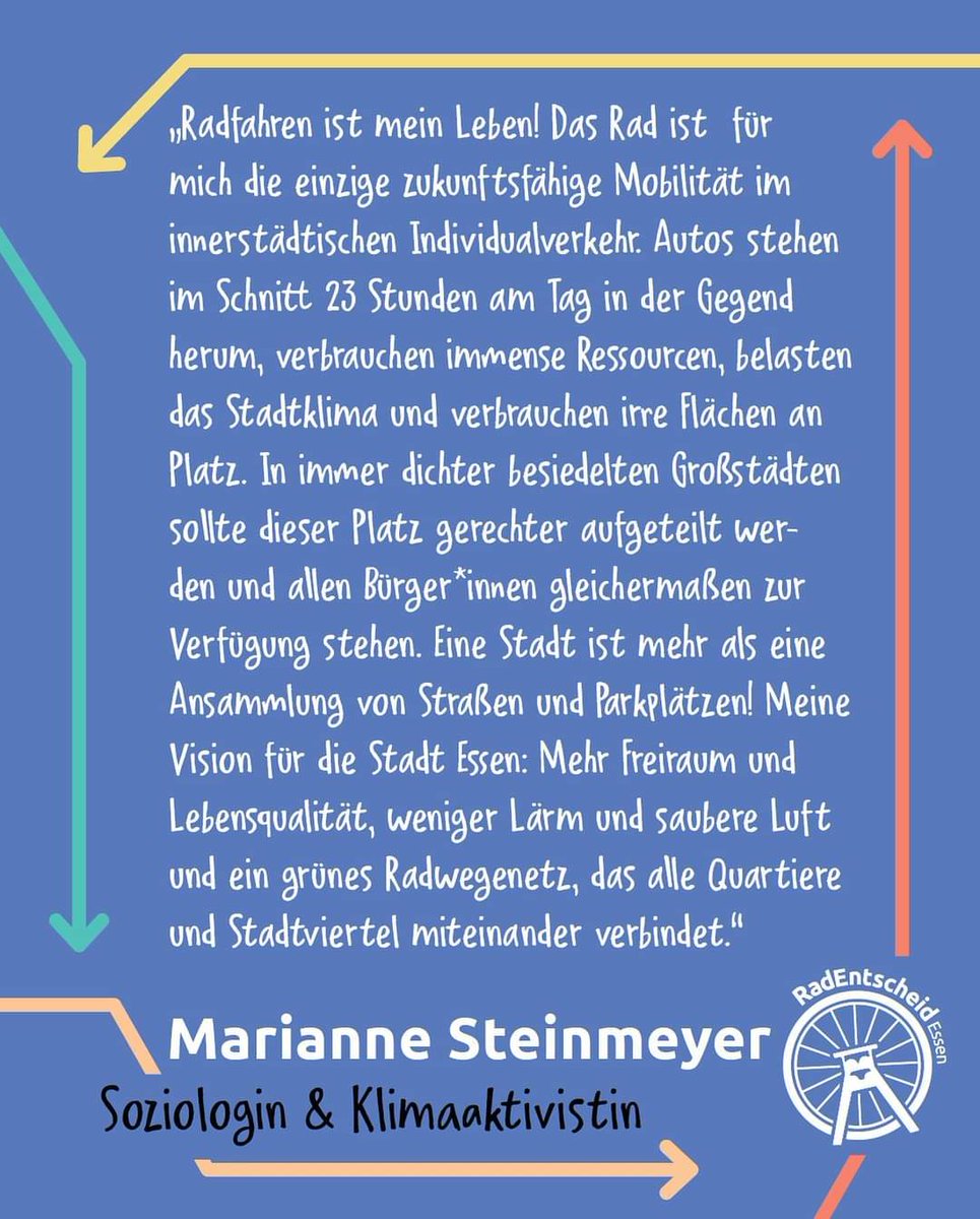 Radentscheid_E's tweet photo. Dafür unterstützt sie den #REE und unser #Bürgerinnenbegehren 🚴🚴♀️
Herzlichen Dank für die Unterstützung! 🎉👍🏻
#RadEntscheidEssen #RadEntscheid #Essen #mehrplatzfuersrad #verkehrswende #verkehrswendejetzt #fahrrad #fahrradliebe #cycling
2/2 https://t.co/A3m6B2WaEL