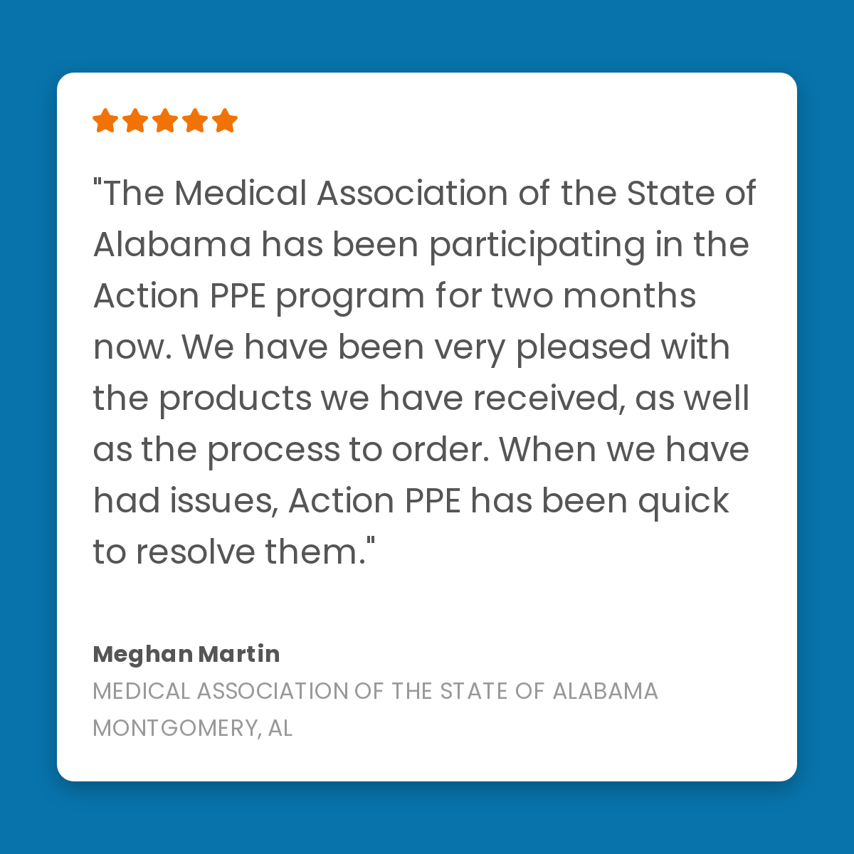 ActionPpe's tweet photo. We are grateful to be able to help get PPE in the right hands. #PPEforALL Go to https://t.co/mGRNpx2vMJ to buy or have your organization sign up. https://t.co/1Mz5cFJqGH