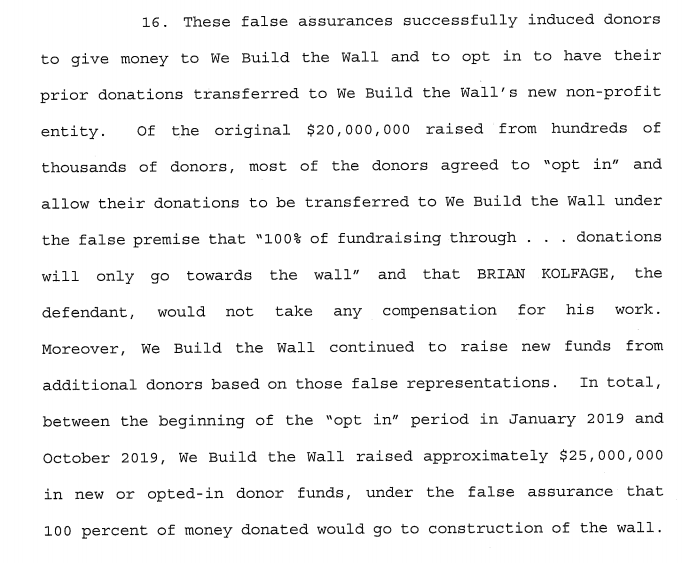 $25,000,000. If convicted, they're going away for a LONG TIME.