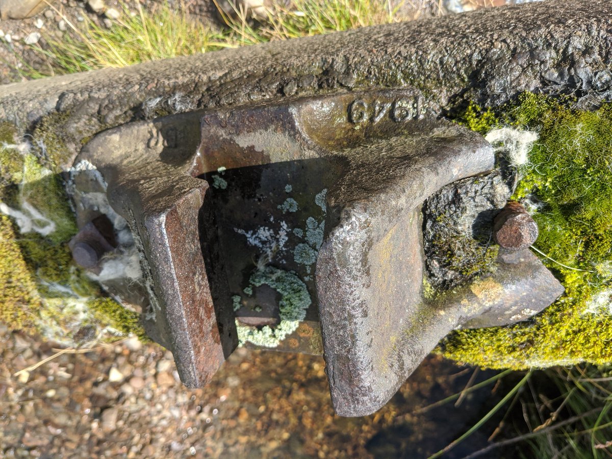 3km in just beyond the bridge an old sleeper. Around 300m down the valley away from the railway. 6/