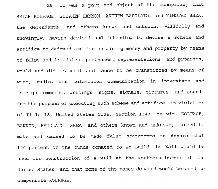Yup, this is the exact same act of fraud that got televangelist Jim Bakker sent to prison. Raising money via ads & then lying about what you did with it.