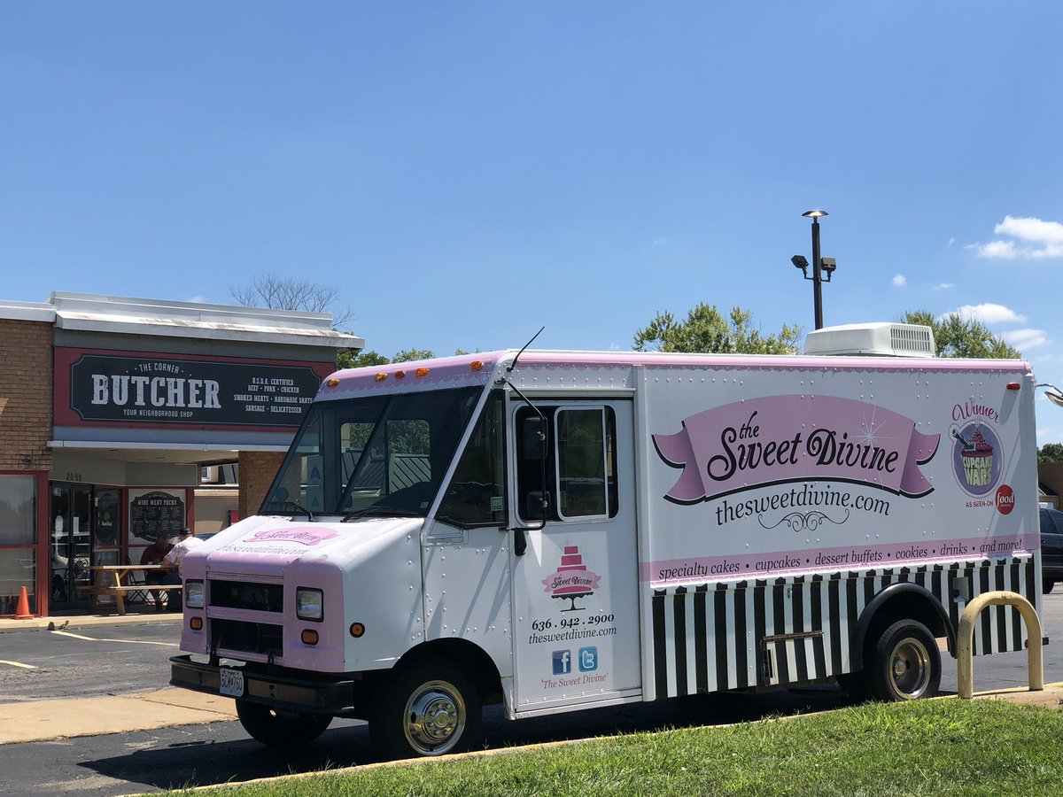 TheSweetDivine (@thesweetdivine) on Twitter photo Hello West County! Our truck is here in Fenton at <a href="/CornerButchers/">The Corner Butcher</a> for another 30 minutes. Come see us for your favorite cupcakes! If you miss the truck, don’t worry, we are NOW STOCKING items daily at The Corner Butcher! Hello West County! Our truck is here in Fenton at <a href="/CornerButchers/">The Corner Butcher</a> for another 30 minutes. Come see us for your favorite cupcakes! If you miss the truck, don’t worry, we are NOW STOCKING items daily at The Corner Butcher!
