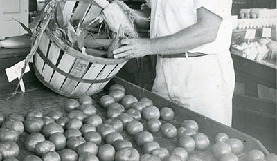 WCArchivesNY's tweet photo. Local corn and tomatoes from Peekskill...yum! (ca. 1935) https://t.co/Gdtoq04D7Q