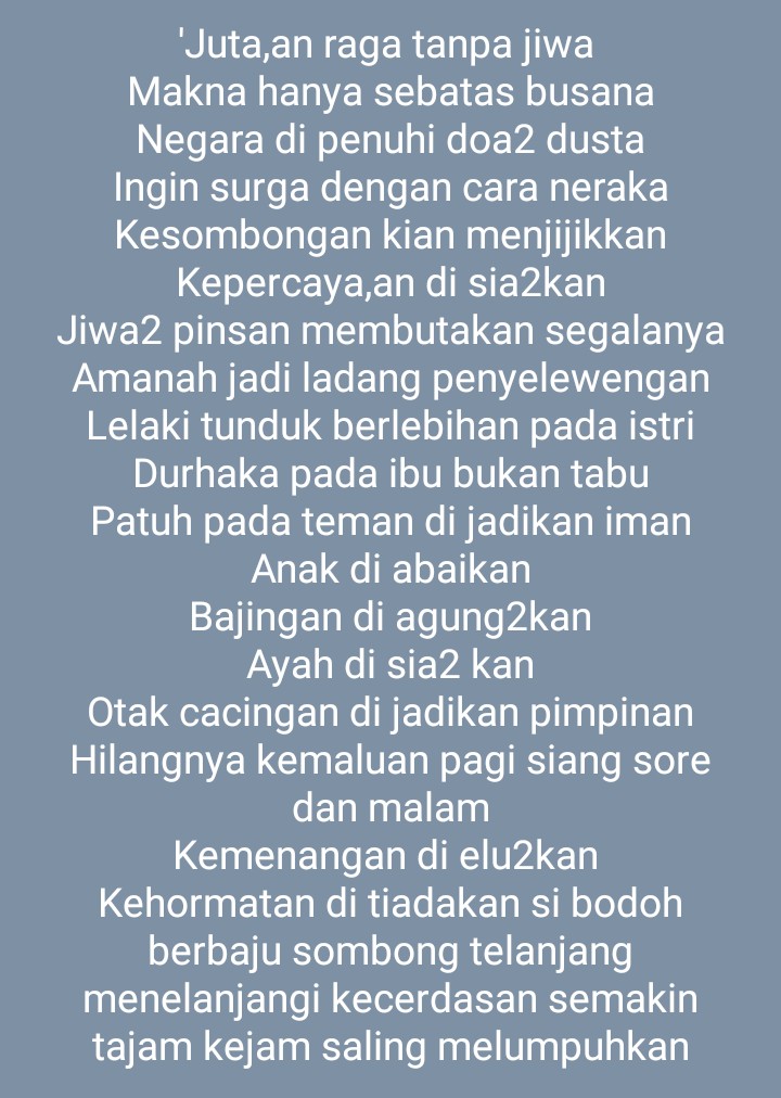 roi_n87's tweet photo. Untuk apa dendam,sakit hati terus bersemayam di hati https://t.co/Xl1pZNqBpy