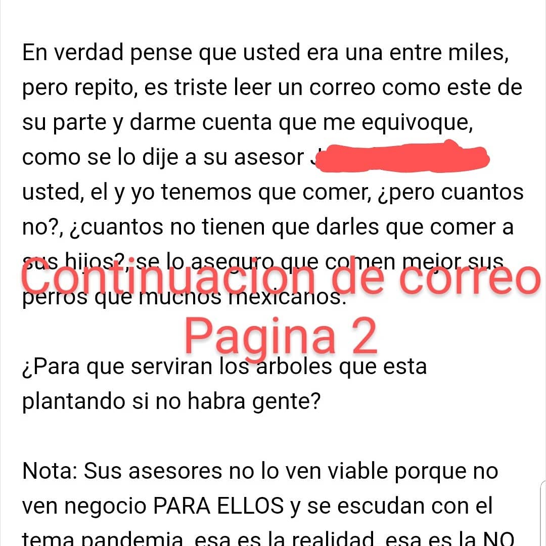 EFEMRL1's tweet photo. @GeraldinePonceM ,Esta es su respuesta que me dio ante las propuestas que le hice,las cuales con total base son relacionadas a el turismo,inversion extranjera,apoyo a nuestra gente.NUNCA ME QUISO RECIBIR NI TOMAR UNA LLAMADA, USTED SE REUNE CON QUIEN USTED SELECCIONA. https://t.co/oCFbRUKb63