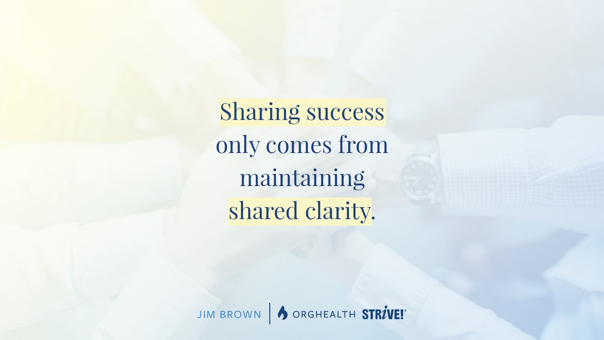JimBrownStrive's tweet photo. Building anything requires a plan.
Building anything with other people requires you write it down.
Building a healthy team and successful organization requires a unified vision and a clear, shared understanding of how each of you will contribute.
#vision #mission #values https://t.co/jJ45SPcEn2