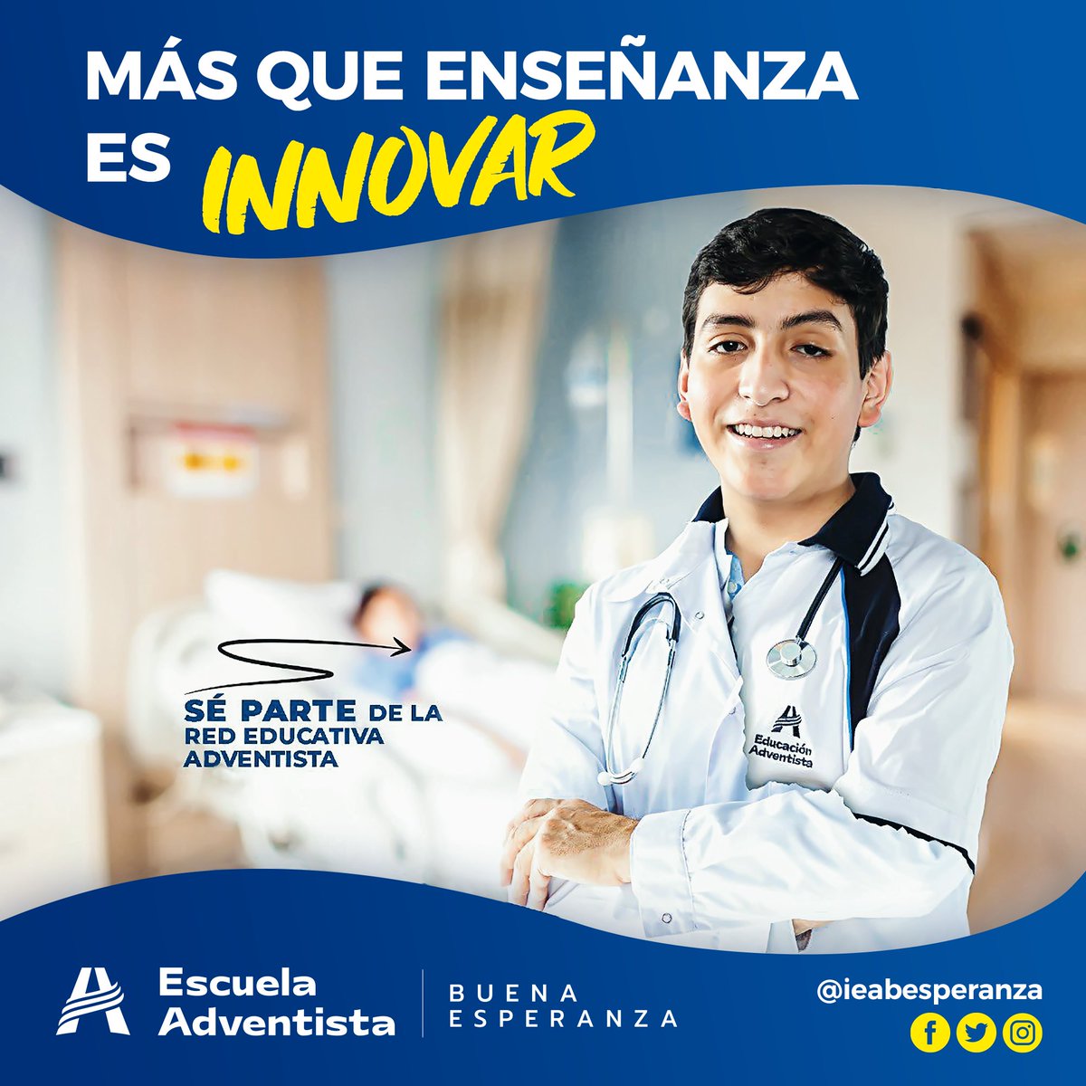 La Educación Adventista brinda innovación y creatividad.
Somos #MásQueEnseñanza.

¡Tu también puedes ser parte de nuestra red educativa!

Informes:  educacionups.edu.pe/admision

¡Comparte!