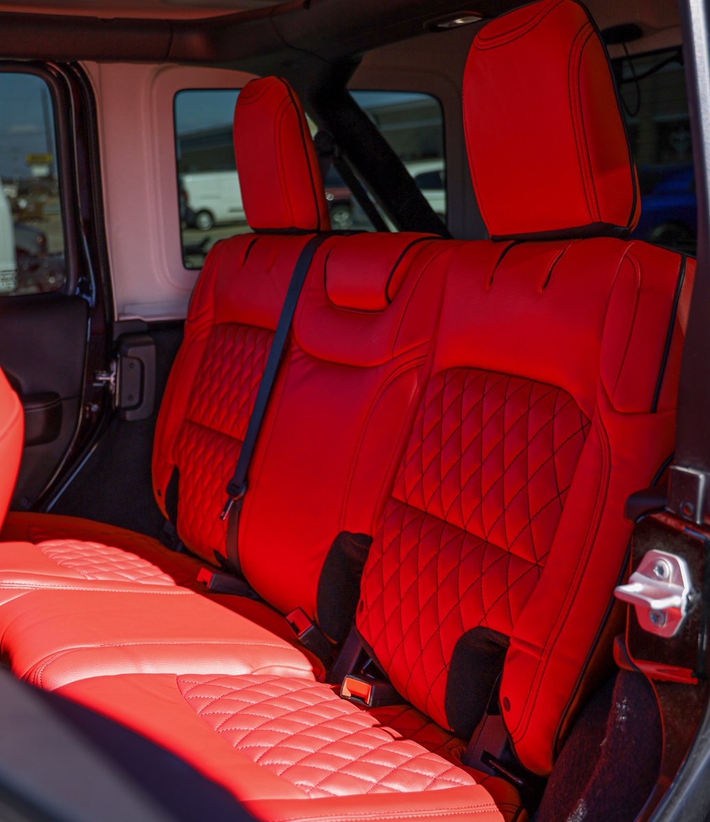 IntegrityCustom's tweet photo. 2 Row Tekstitch for this JL🔴🔴🔴

#integritycustoms https://t.co/U2LsZSoqoo