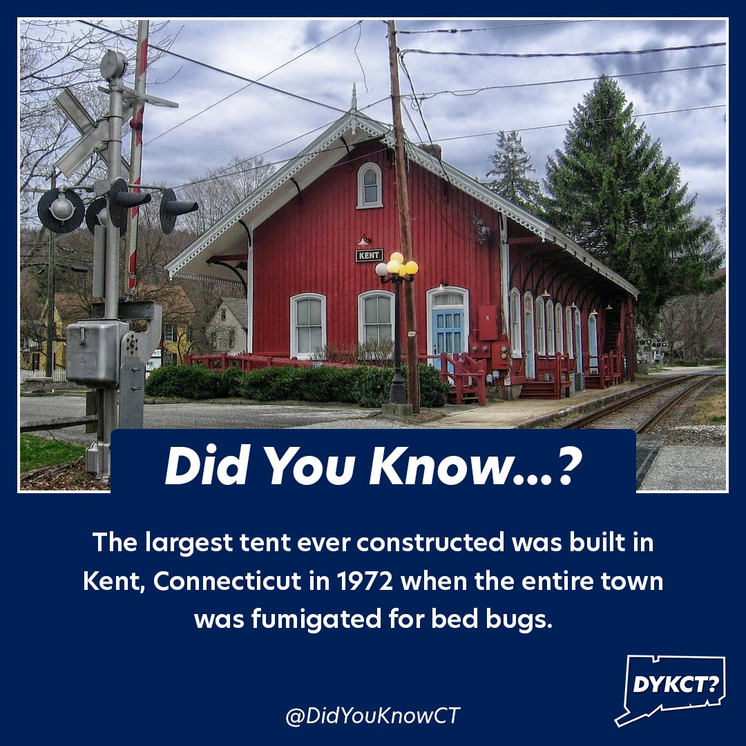didyouknowct's tweet photo. Did You Know that #Connecticut has a storied history with Big Tops, and we're not just talking about the #circus in Hartford.

#CTFacts #FunFaCTs #Tent #Pests #KeepItClean https://t.co/bHrf5NwPYn
