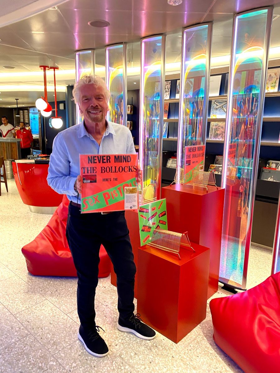 VirginVoyages's tweet image. You're on board Scarlet Lady making your way through every album available at Voyage Vinyl when @RichardBranson walks up to you and says, "Pick a song, it's time to get this party started." What do you play?