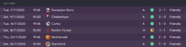 FMBO55's tweet photo. Notts county - Season 2

Here is a summary of pre season and signings made.

Nearly all my sqaud from last season has gone so had to build a new team. The Bielsa way is still the way for season 2!

#FM20 #FM2020 #wearethecommunity #nottscounty https://t.co/zaf9NpJOSS